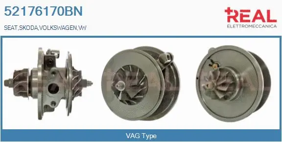 Core assembly, turbocharger (52176170BN)