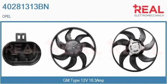 Fan, engine cooling (40281313BN)