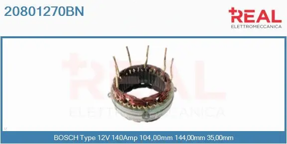 Stator, alternator (20801270BN)