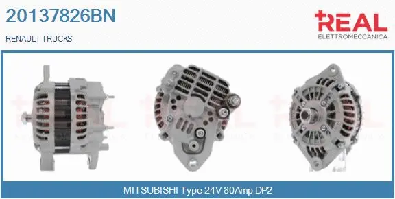 Alternator (20137826BN)