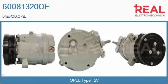 Compressor, air conditioning (60081320OE)