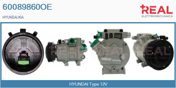 Compressor, air conditioning (60089860OE)