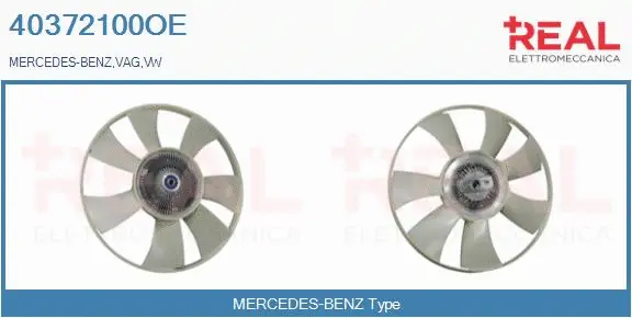 Clutch, radiator fan (40372100OE)
