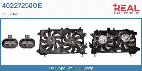 Electric Motor, radiator fan (40227250OE)