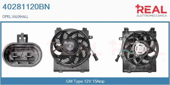 Electric Motor, radiator fan (40281120BN)