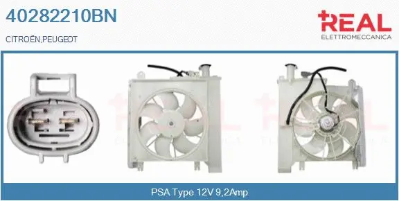 Electric Motor, radiator fan (40282210BN)