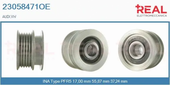 Belt Pulley, alternator (23058471OE)