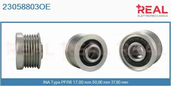 Belt Pulley, alternator (23058803OE)