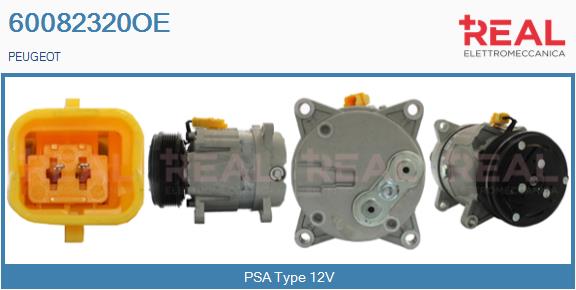 Compressor, air conditioning (60082320OE)