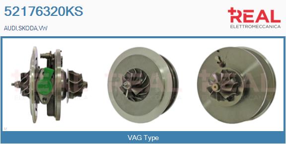 Core assembly, turbocharger (52176320KS)