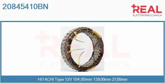 Stator, alternator (20845410BN)