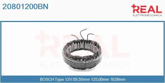Stator, alternator (20801200BN)