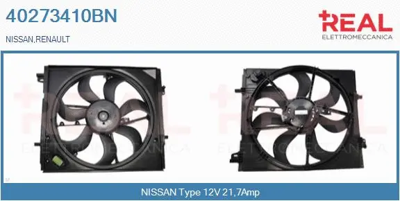 Electric Motor, radiator fan (40273410BN)