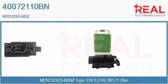 Resistor, interior blower (40072110BN)