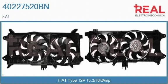 Electric Motor, radiator fan (40227520BN)