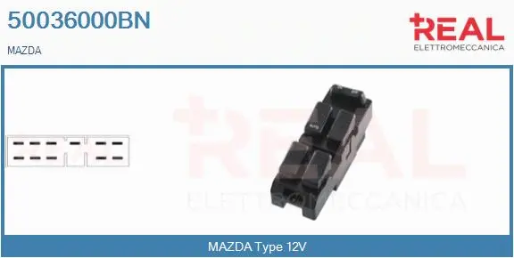 Switch, window regulator (50036000BN)