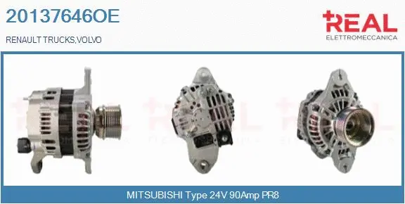Alternator (20137646OE)