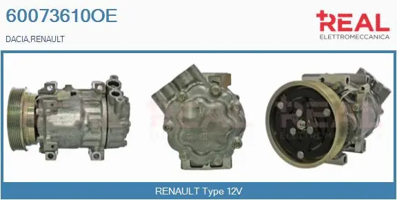 Compressor, air conditioning (60073610OE)