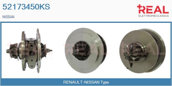 Core assembly, turbocharger (52173450KS)