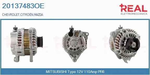 Alternator (20137483OE)