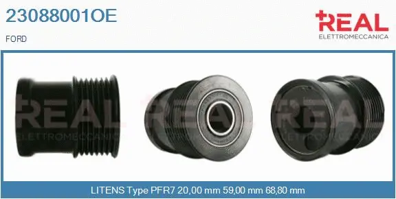 Belt Pulley, alternator (23088001OE)
