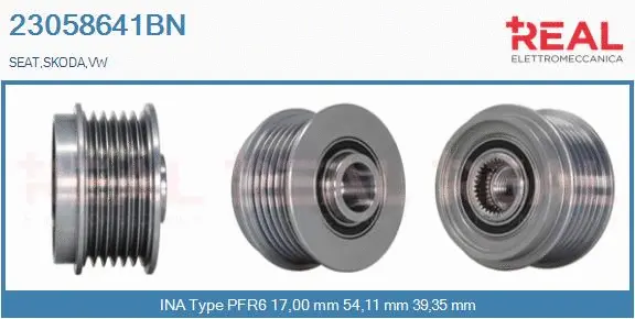 Belt Pulley, alternator (23058641BN)