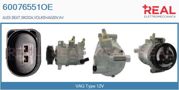 Compressor, air conditioning (60076551OE)