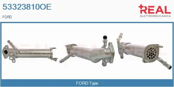 Cooler, exhaust gas recirculation (53323810OE)