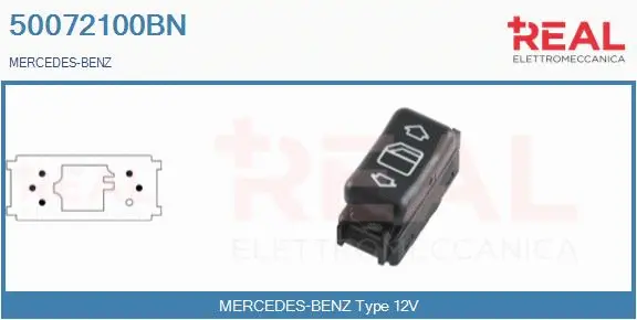 Switch, window regulator (50072100BN)