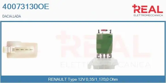Resistor, interior blower (40073130OE)