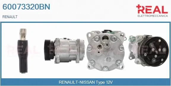 Compressor, air conditioning (60073320BN)