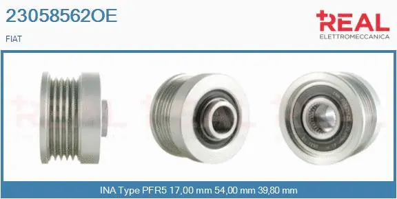 Belt Pulley, alternator (23058562OE)