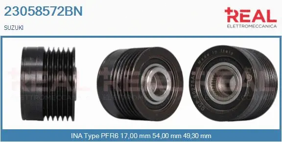 Belt Pulley, alternator (23058572BN)