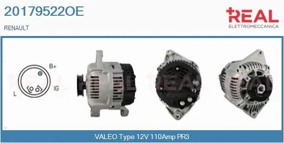 Alternator (20179522OE)