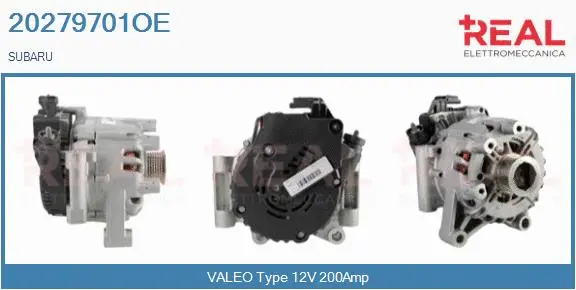 Alternator, starter (20279701OE)