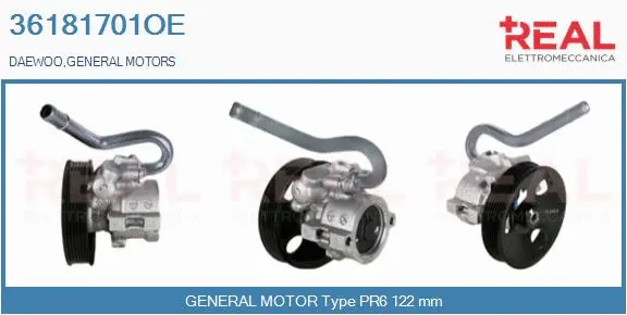 Hydraulic Pump, steering (36181701OE)