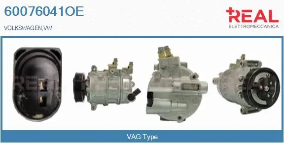 Compressor, air conditioning (60076041OE)