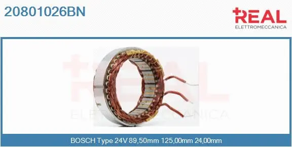 Stator, alternator (20801026BN)