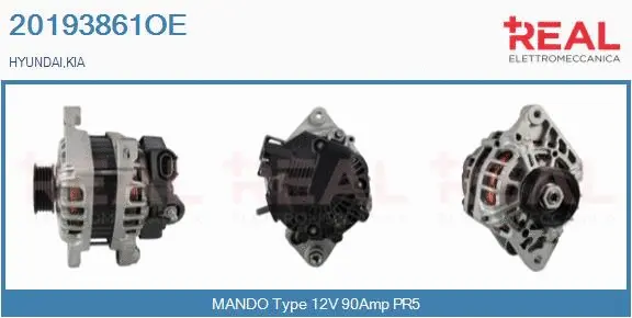 Alternator (20193861OE)