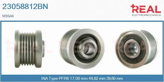 Belt Pulley, alternator (23058812BN)
