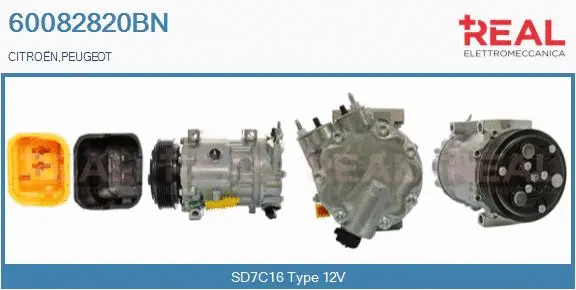 Compressor, air conditioning (60082820BN)