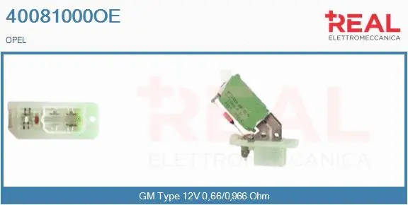 Resistor, interior blower (40081000OE)