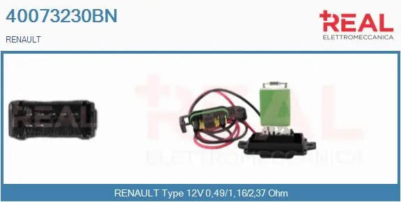 Resistor, interior blower (40073230BN)