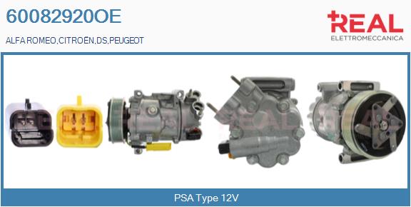 Compressor, air conditioning (60082920OE)