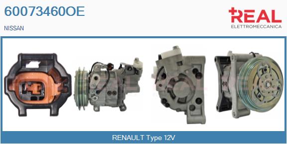 Compressor, air conditioning (60073460OE)