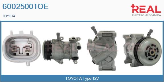 Compressor, air conditioning (60025001OE)