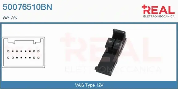 Switch, window regulator (50076510BN)