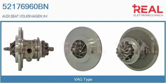 Core assembly, turbocharger (52176960BN)