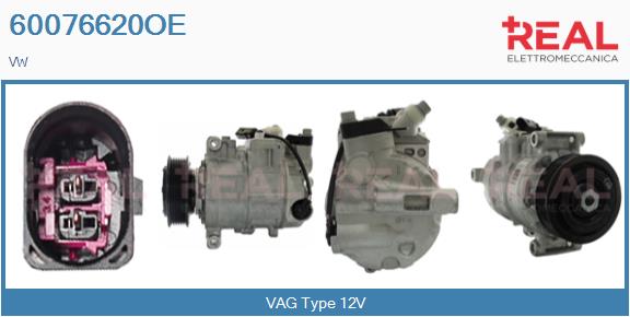 Compressor, air conditioning (60076620OE)