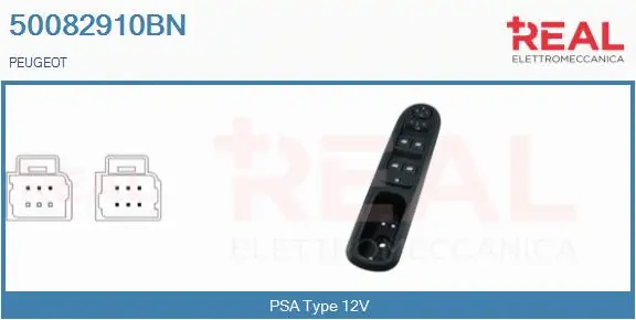 Switch, window regulator (50082910BN)